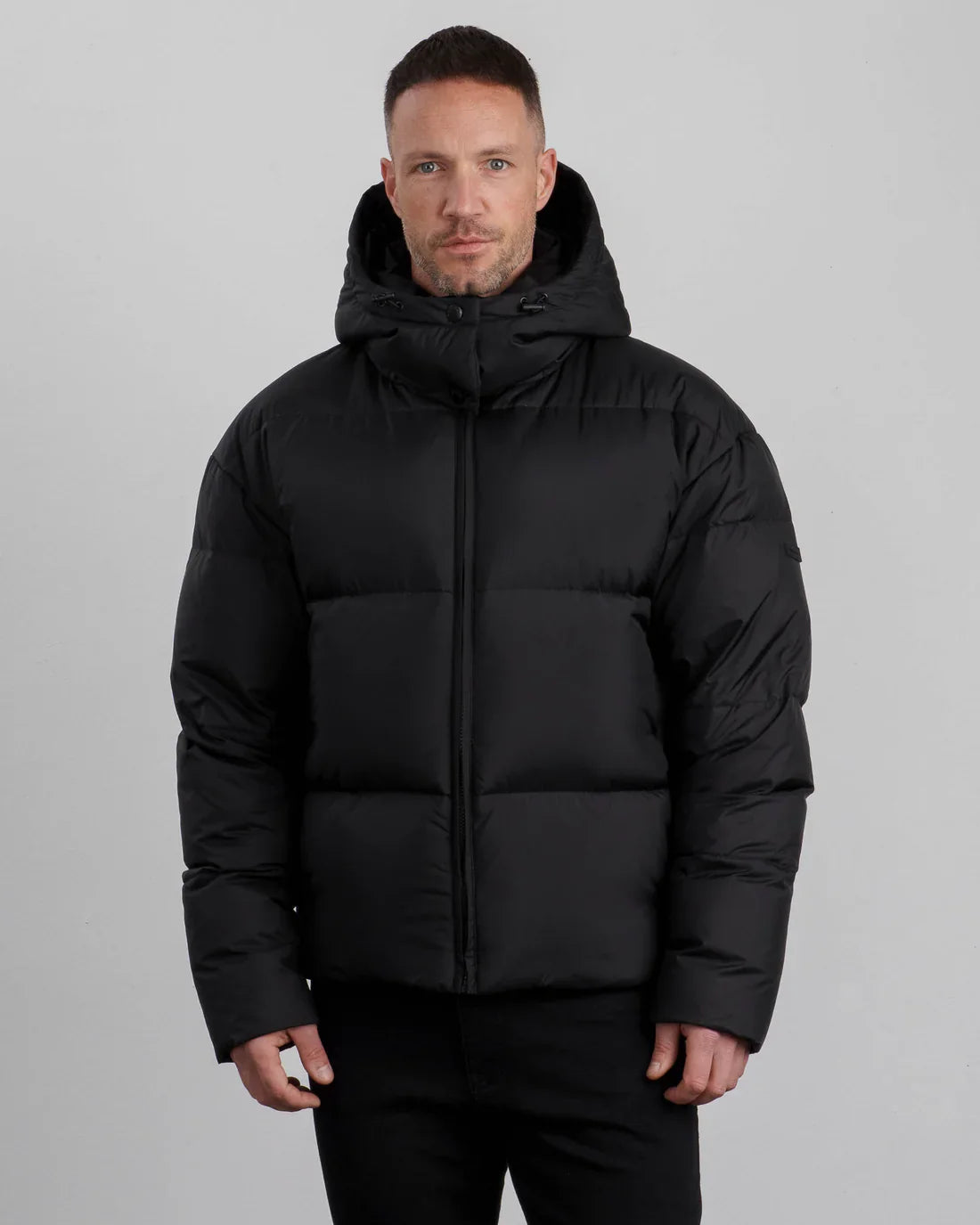 DOWN PADDED JACKET - BLACK