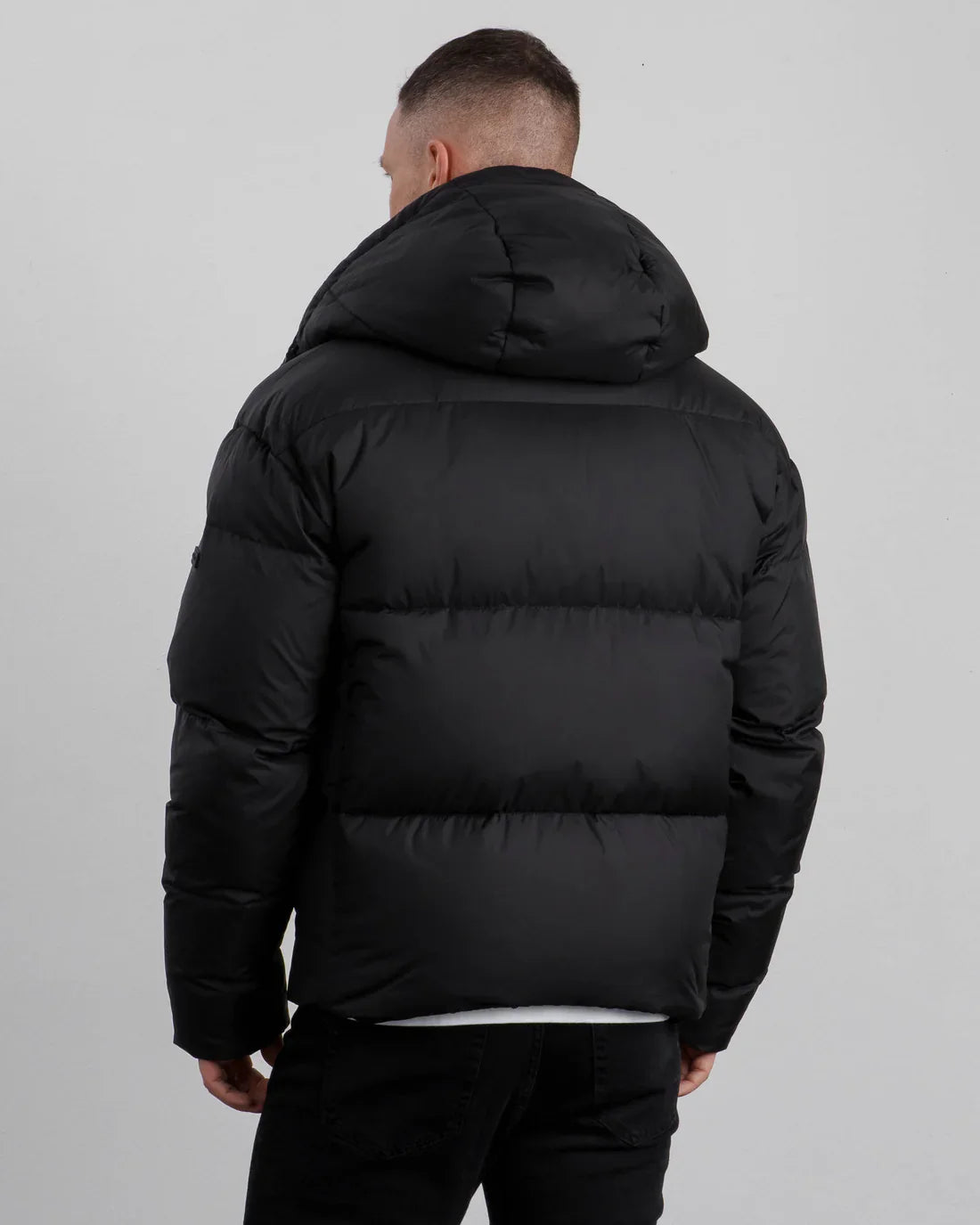 DOWN PADDED JACKET - BLACK