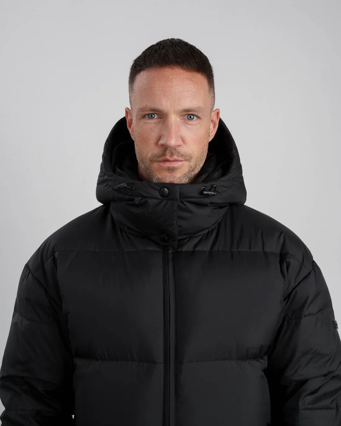 DOWN PADDED JACKET - BLACK