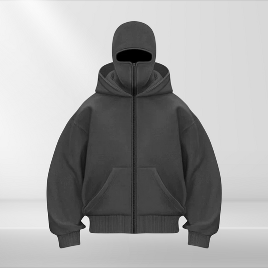 Raven™ - Masked Zipper Hoodie