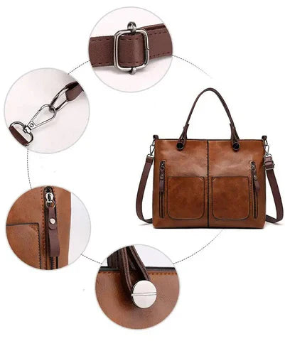 ROSALIE™ | ELEGANTE LEREN TAS