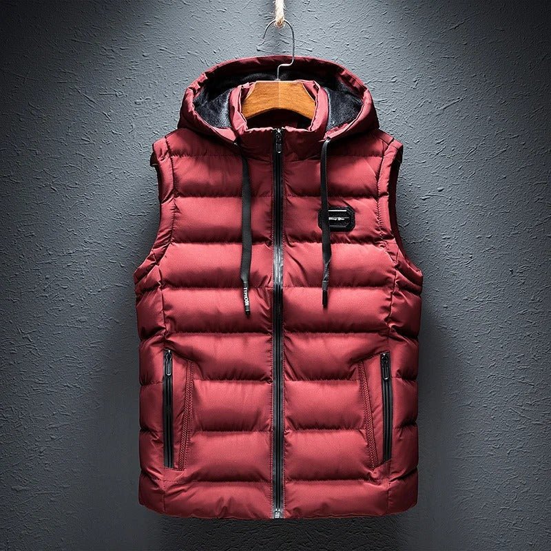 STEFAN | GILET MET CAPUCHON