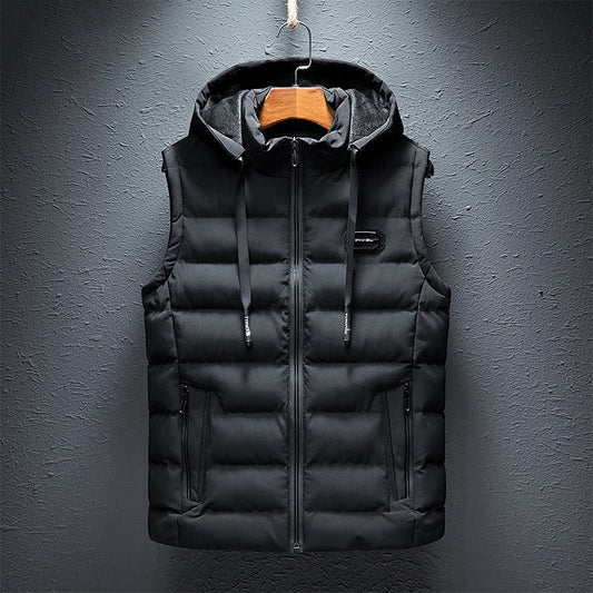 STEFAN | GILET MET CAPUCHON