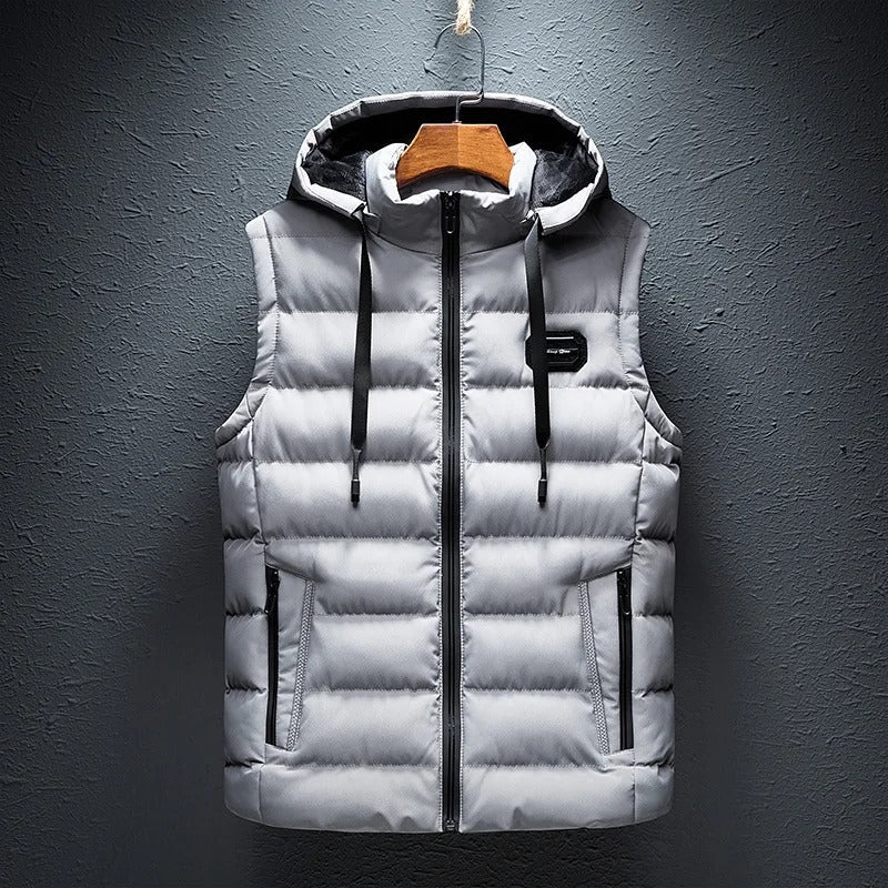 STEFAN | GILET MET CAPUCHON